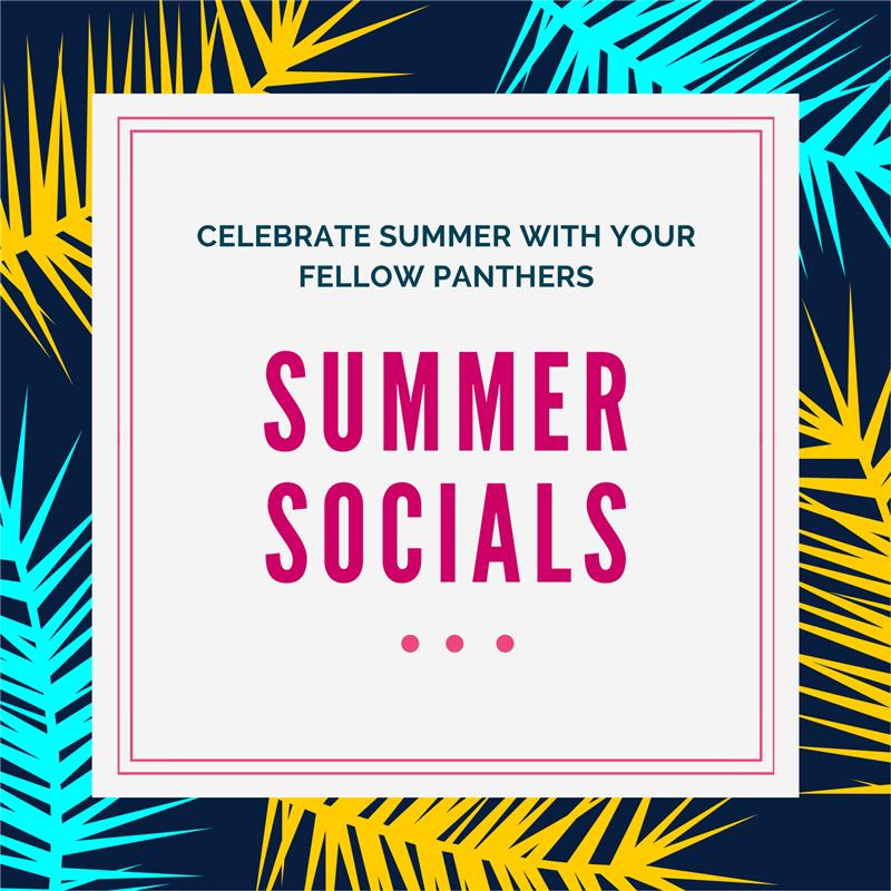 Summer Socials 2021 graphic